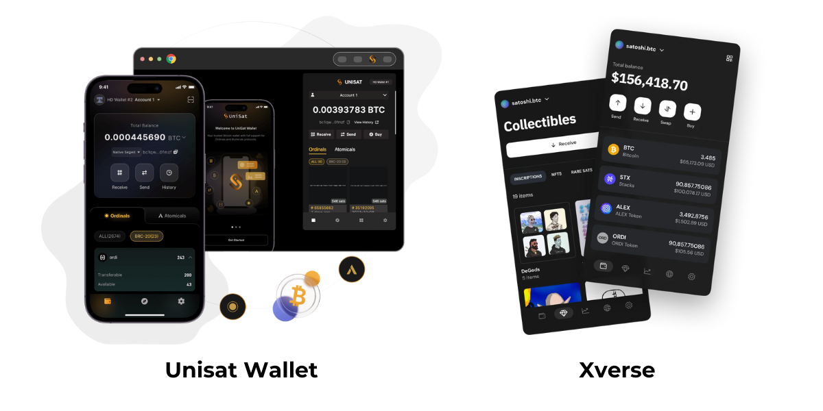 unsat wallet et xverse