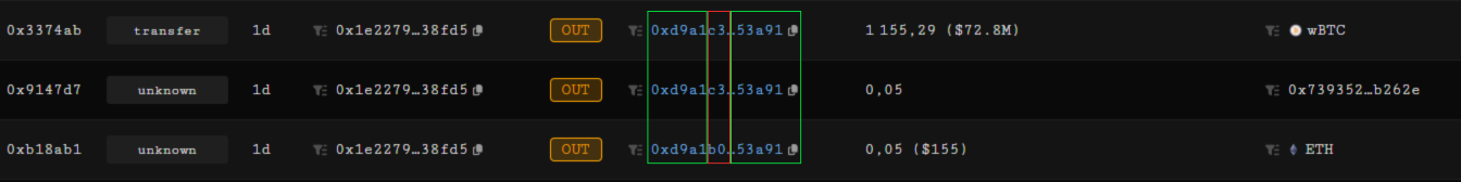 Transactions poisoning attack