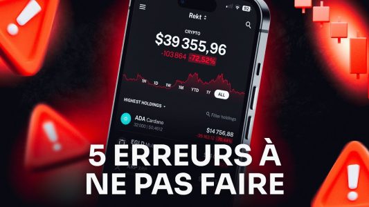 Les 5 plus grosses erreurs à éviter en crypto pour ne pas perdre (trop) d'argent !