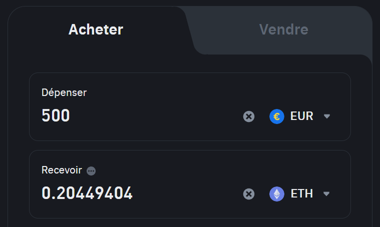 Acheter Ethereum Binance