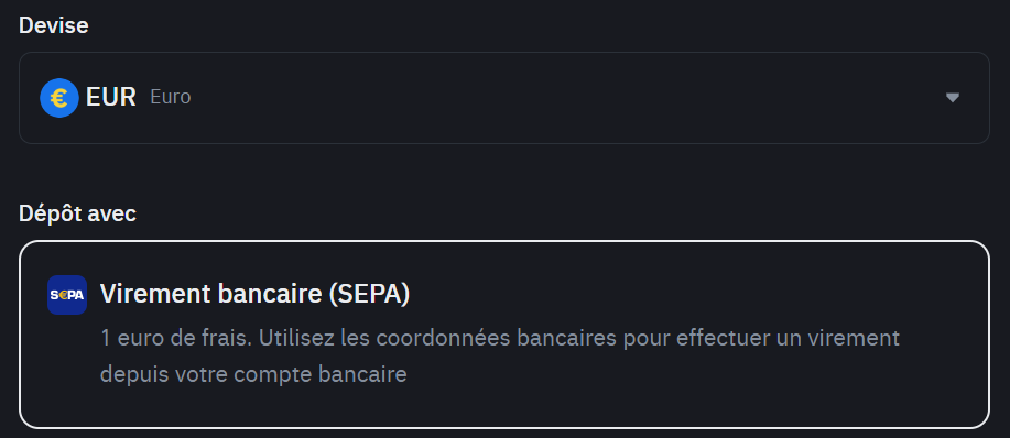 Virement Bancaire Binance