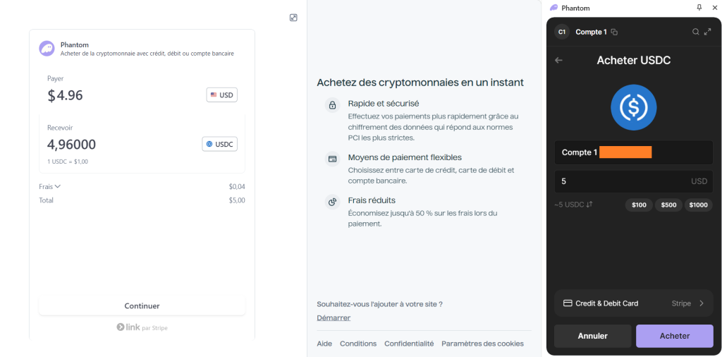 achat cryptomonnaie Phantom