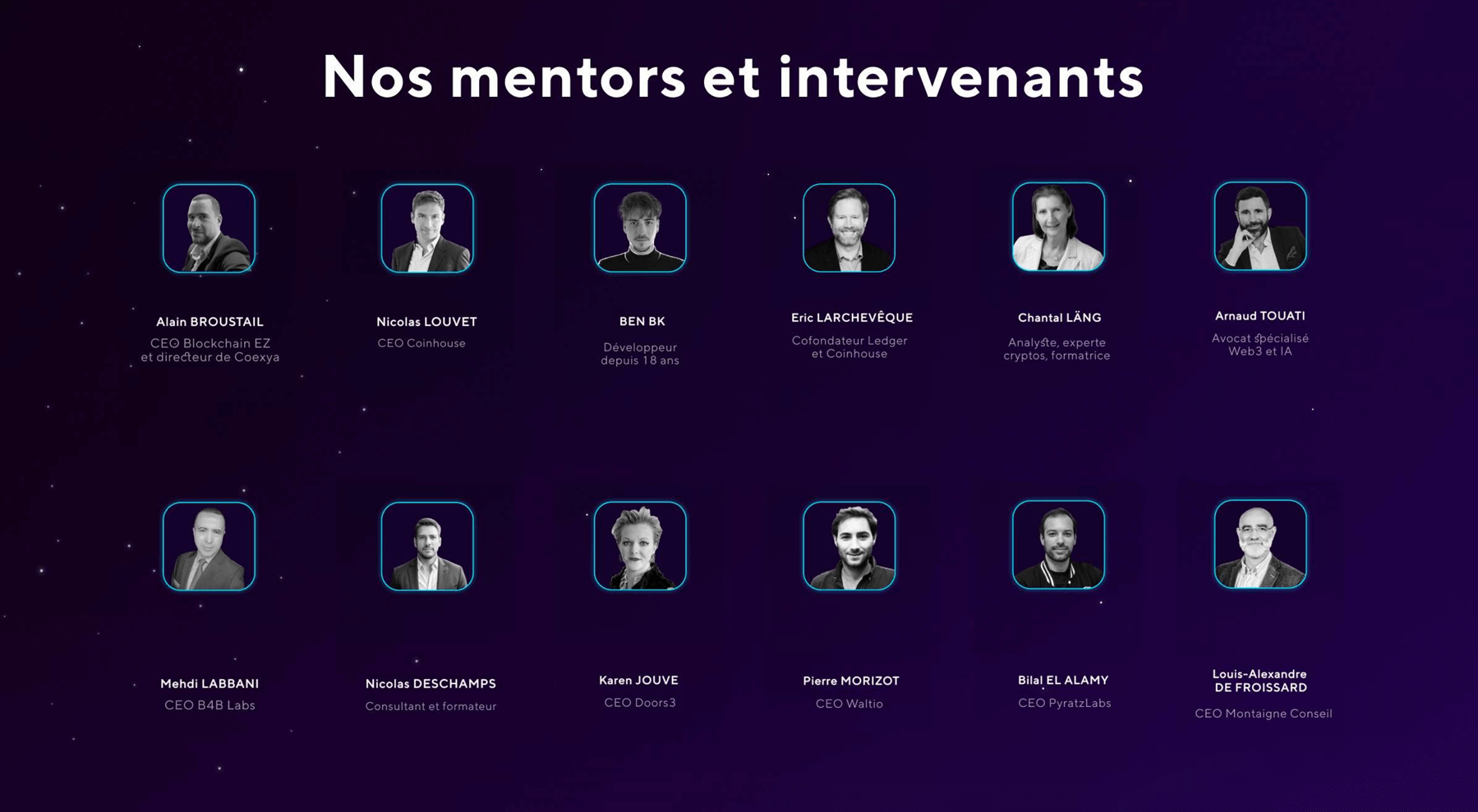 Mentors Intervenants BBS