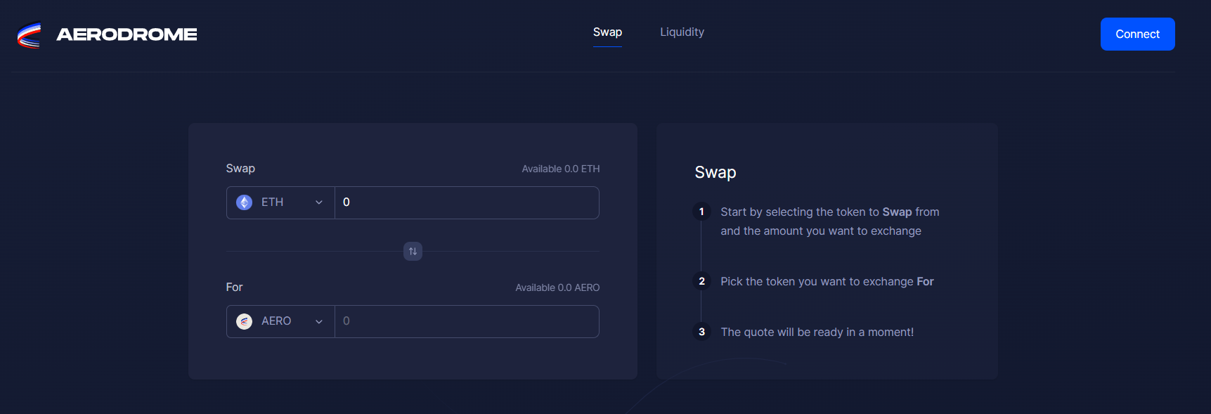 interface swap aerodrome