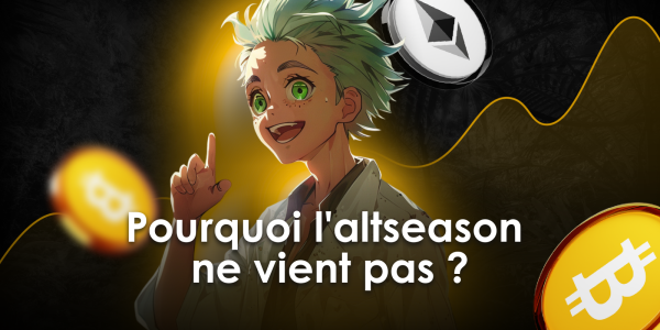 Pourquoi l'altseason des cryptos ne vient pas ? Analyse on-chain avec Prof. Chaîne