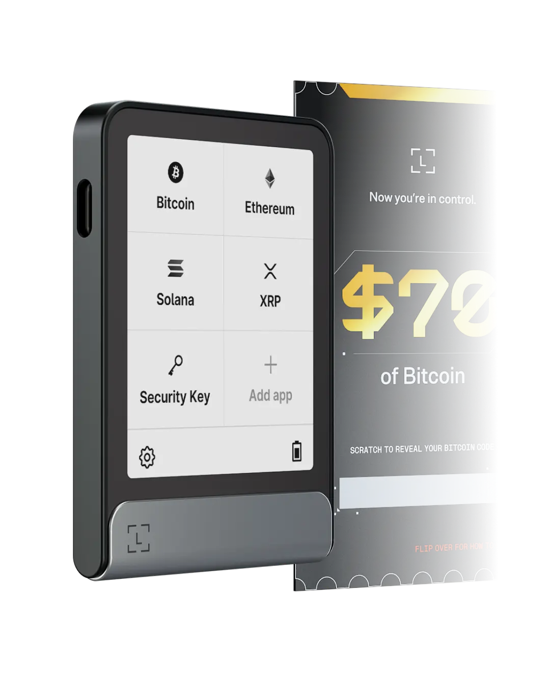 Ledger Flex Offre Bitcoin