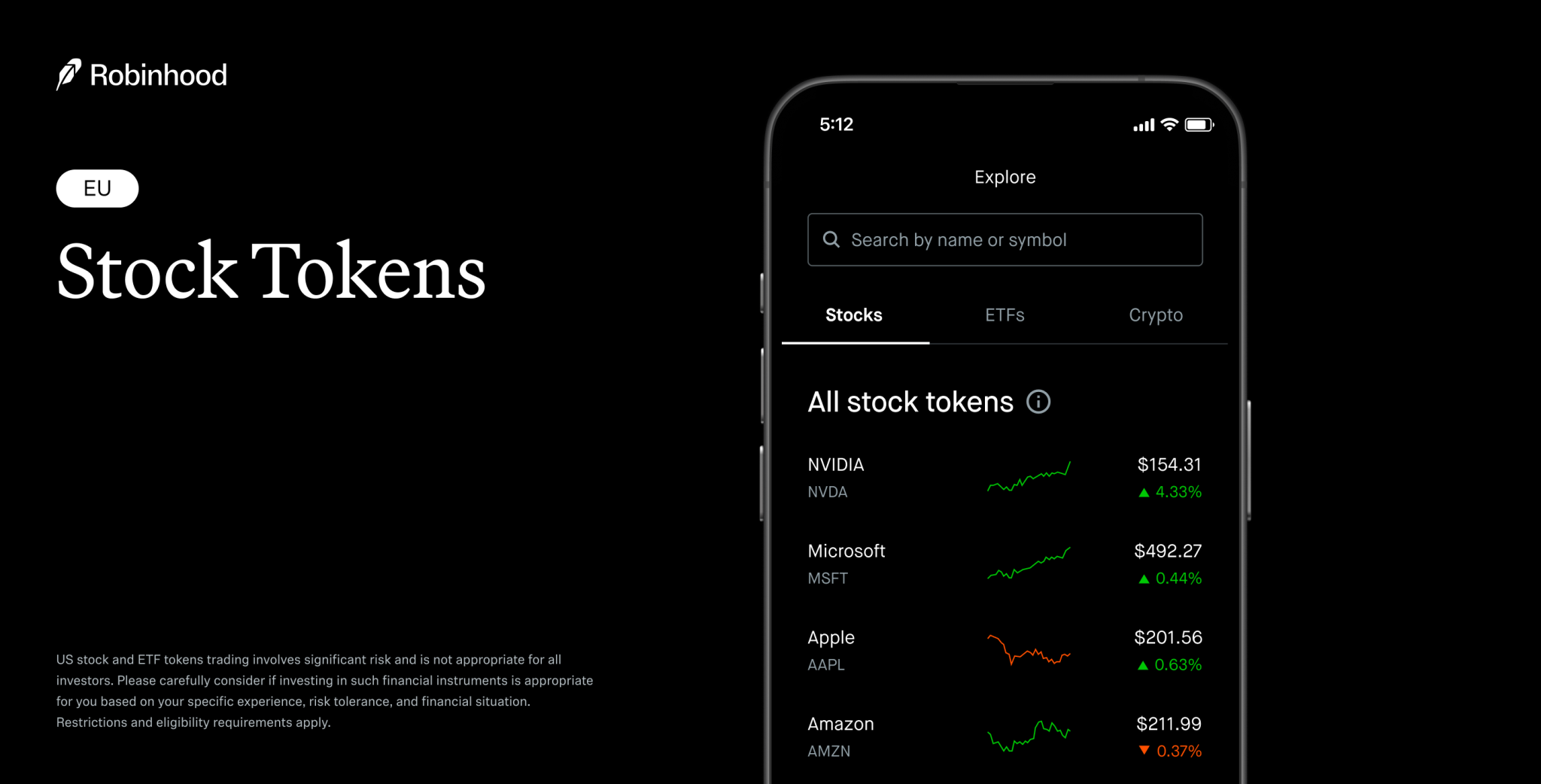 stock tokens robinhood