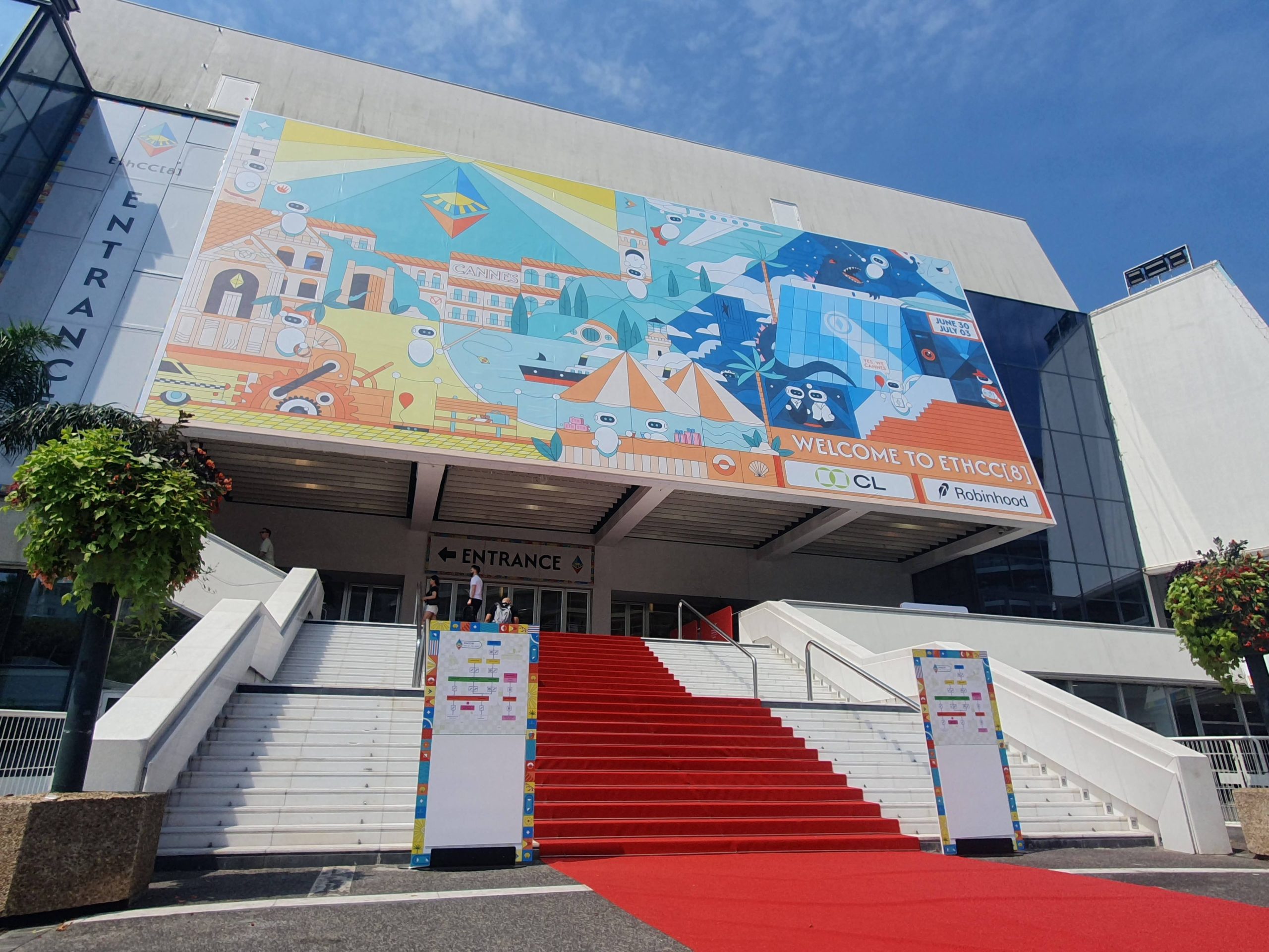 EthCC Cannes tapis rouge