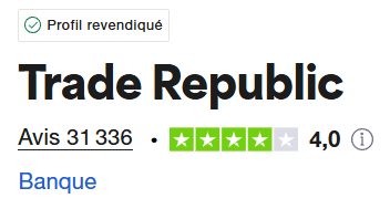 Avis Trade Republic Tustpilot