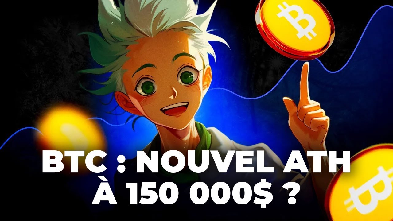 Bitcoin : Nouvel ATH à 150 000 dollars en vue ? L'analyse de Prof Chaîne en vidéo