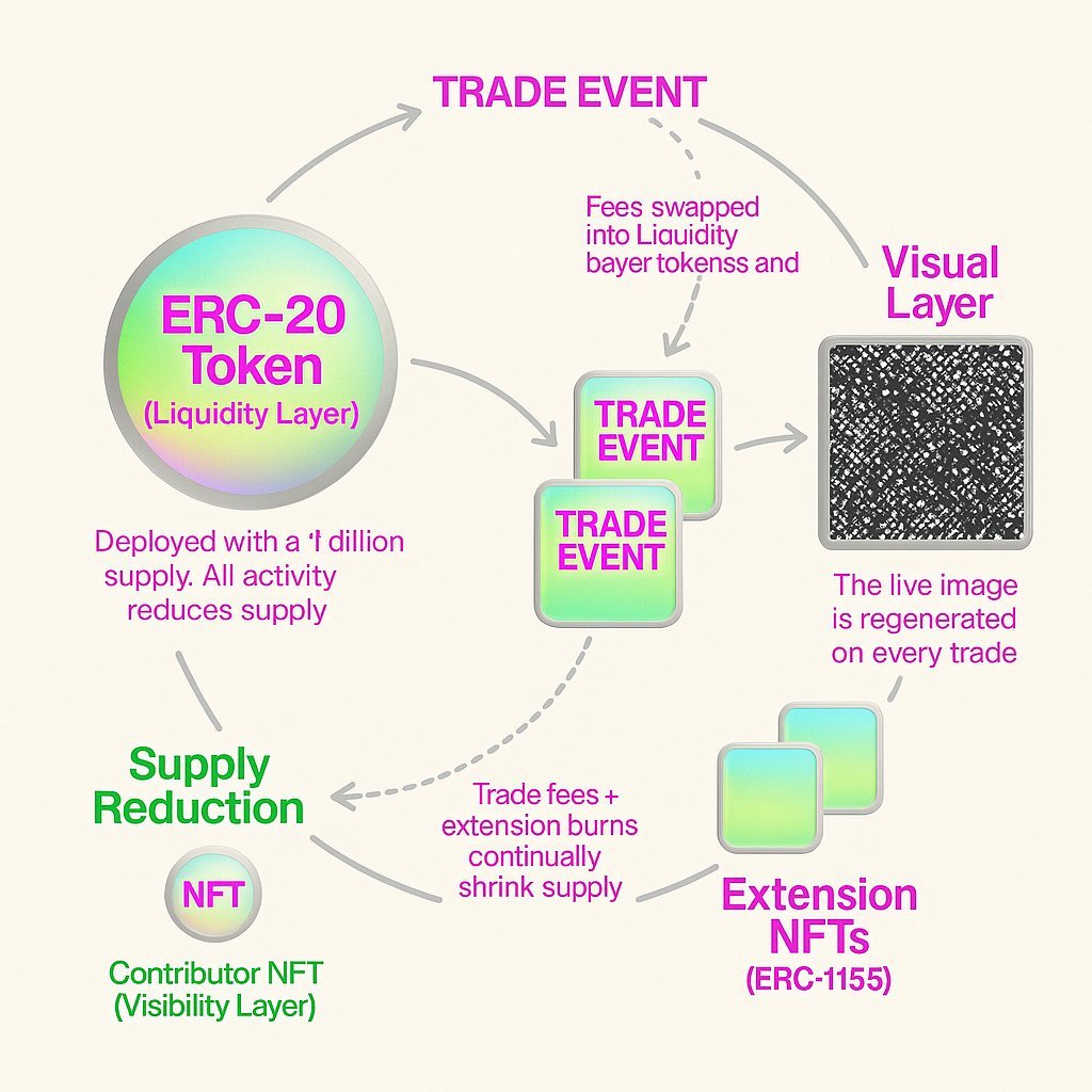Schéma représentant les mécanismes de liquidity layer