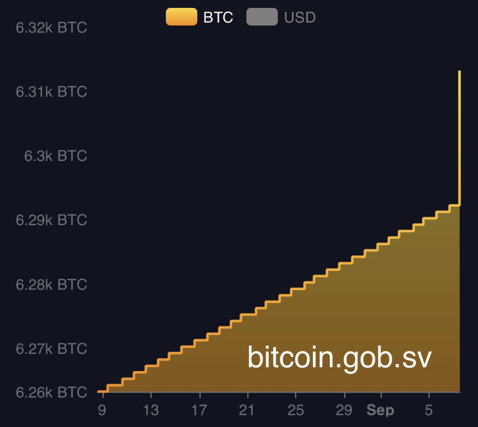 Salvador : un achat symbolique de 21 BTC