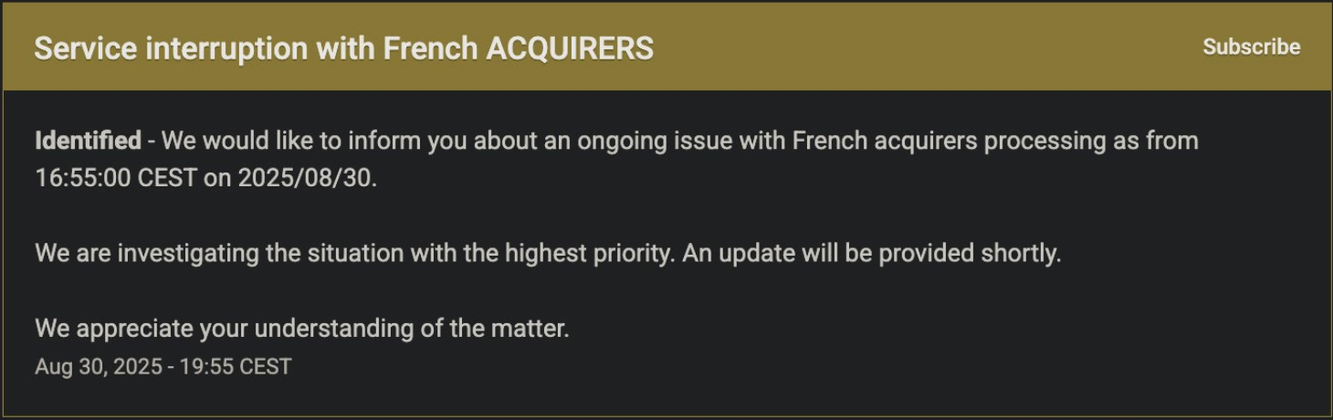 Worldline dément tout implication dans cette panne Worldline dément tout implication dans cette panne