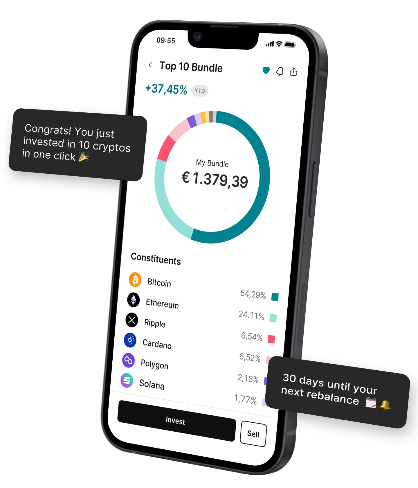 Application Finst et Crypto Bundles