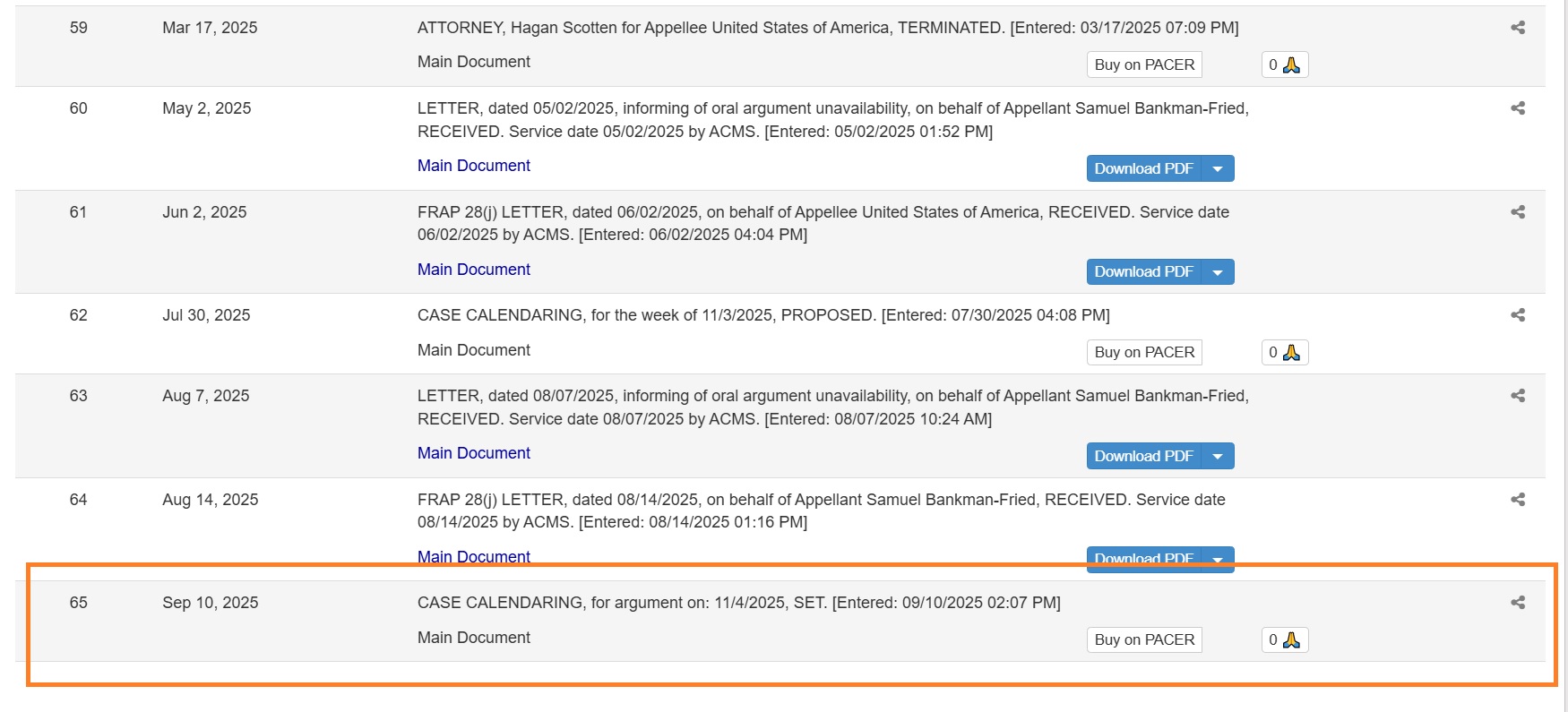 Note sur l'appel de SBF