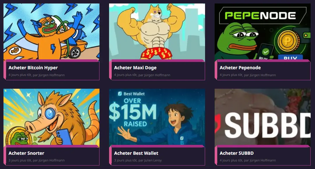 D'autres préventes douteuses liées à Maxi Doge D'autres préventes douteuses liées à Maxi Doge