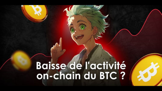 Baisse de l'activité sur le réseau Bitcoin ? Analyse on-chain du BTC avec Prof. Chaîne