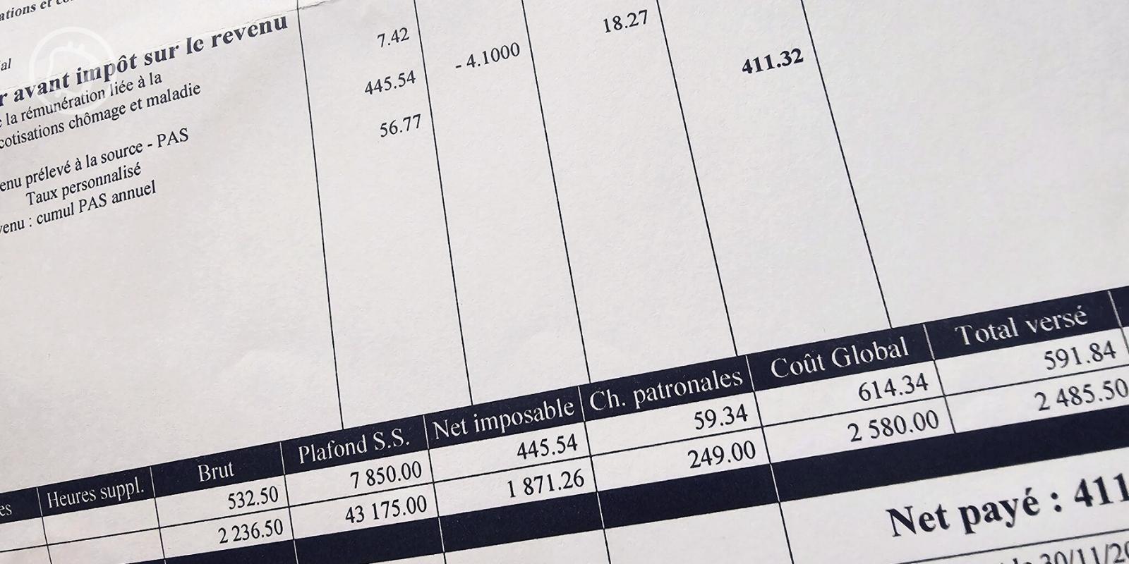 Pourquoi votre salaire net risque de baisser de quelques euros en janvier