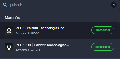 Palantir Recherche eToro Palantir Recherche eToro