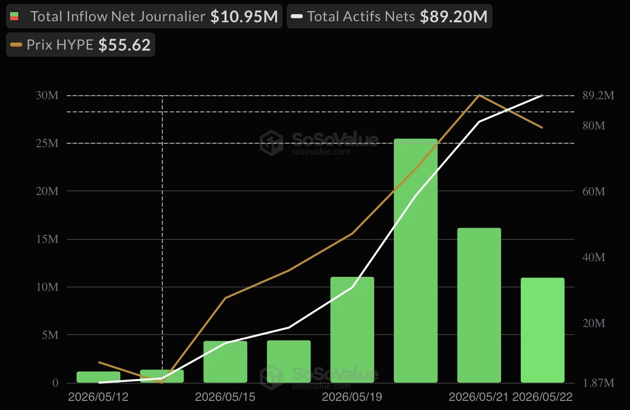 Le marché des ETH HYPE spot affiche des résultats positifs 