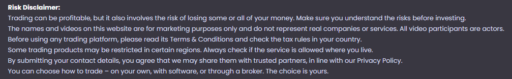 Disclaimer Bitcoin Everest AI