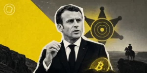 Emmanuel Macron compare les cryptomonnaies à un Far West pour les criminels et les terroristes