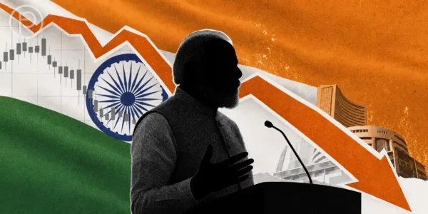 Le marché boursier indien en baisse suite à un discours alarmiste du Premier ministre
