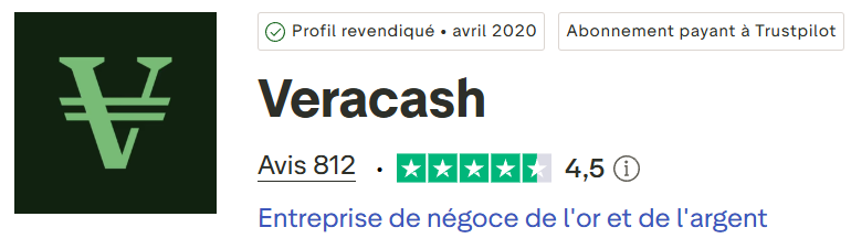 Avis Veracash Trustpilot