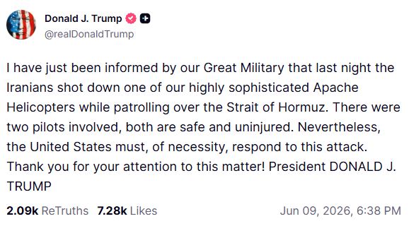 trump iran hélico usa